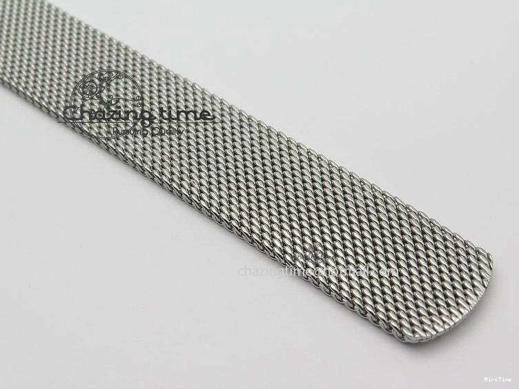 MIROTIME 1218 Portofino SCHAFFHAUSEN SS MKF 1:1 Best Edition Black Dial On Mesh Bracelet A Sporty 7342